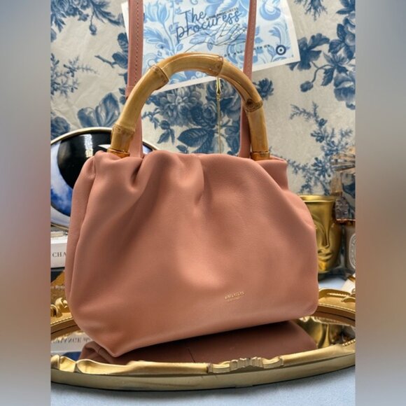 🆕 OROTON 🧿 NWOT Gretel Mini Top Handle, Rosewood Pink - Picture 5 of 16